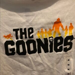 Gooniea White Graphic Tee "It's our time down here"